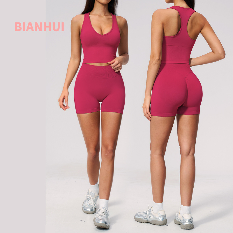 Pilates Yoga Outfit - Seamless Fitness Sports Suit Slim Fit