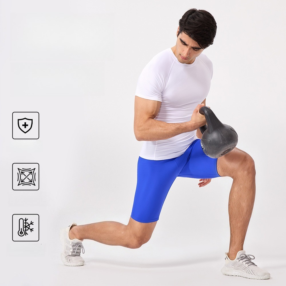 Men 5 Inch Compression Yoga Sh - Pilates Yoga Fit recension och pris