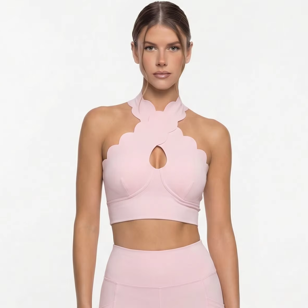 FUBEIKE Lace Trim Off-Shoulder - Pilates Yoga Fit recension och pris