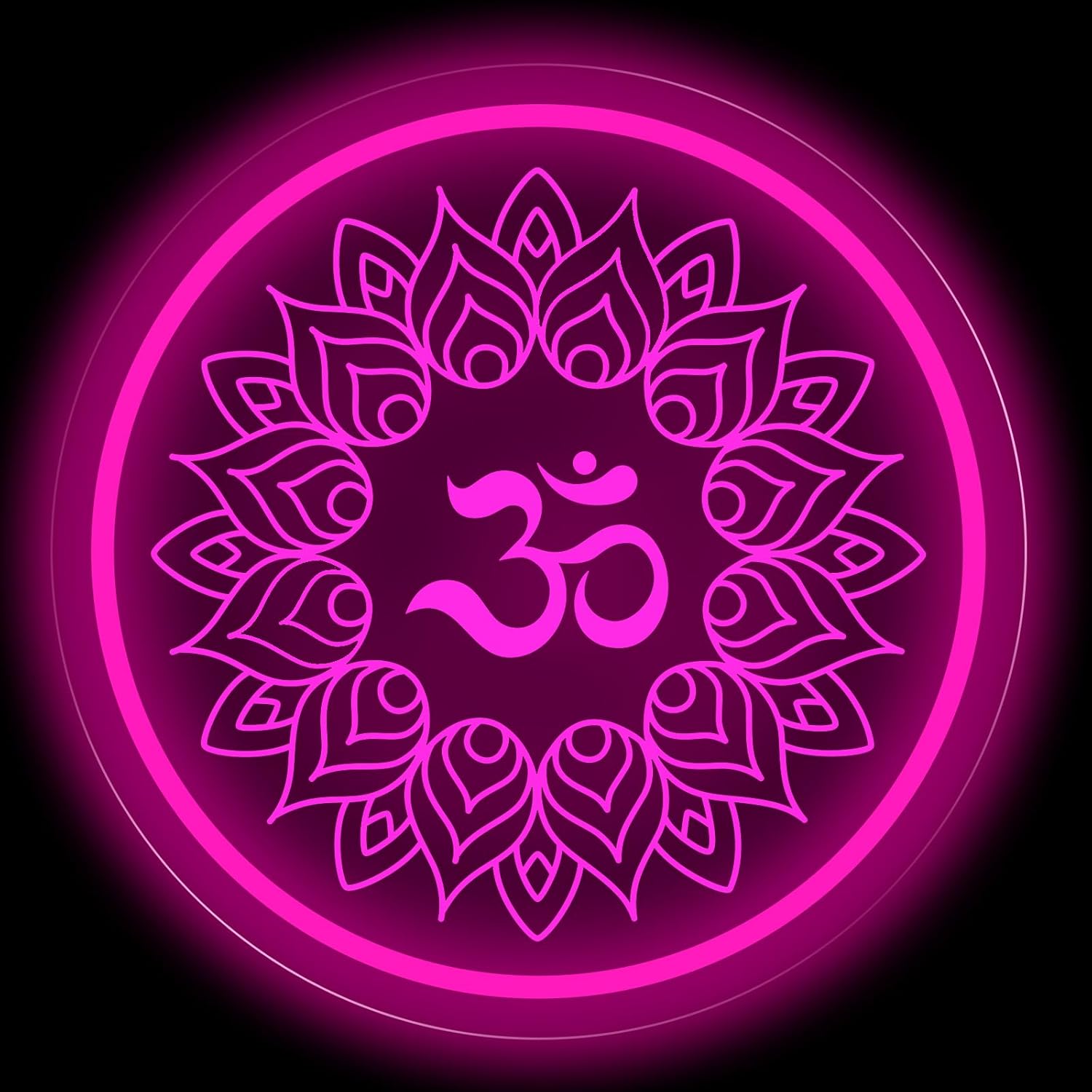 Om Mandala Neon Sign USB Power - Pilates Yoga Gifts recension och pris