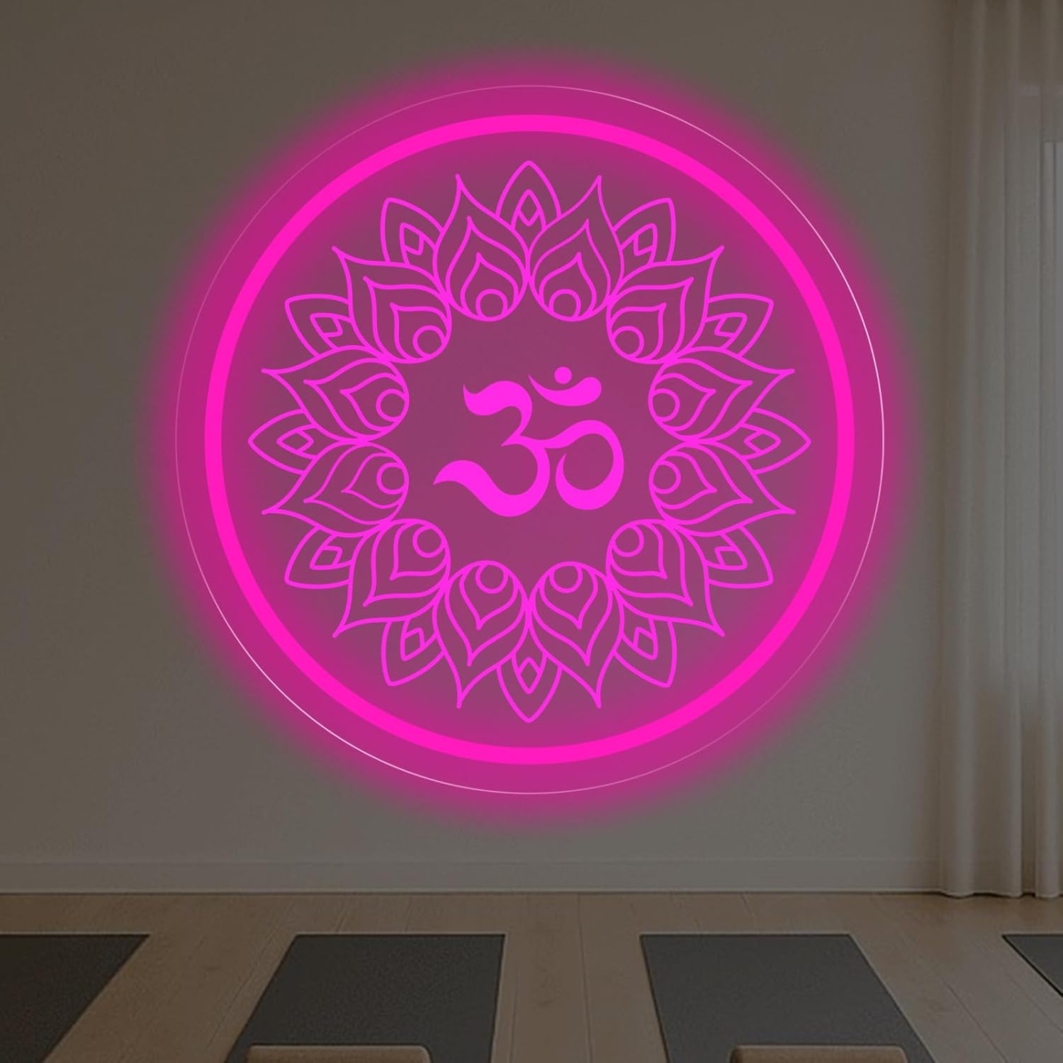 Om Mandala Neon Sign USB Power - Pilates Yoga Gifts recension och pris