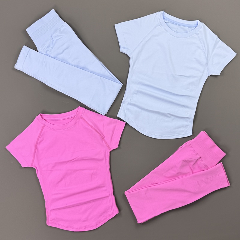 2Piece Gym Set Women Raglan Sh - Pilates Yoga Outfit recension och pris