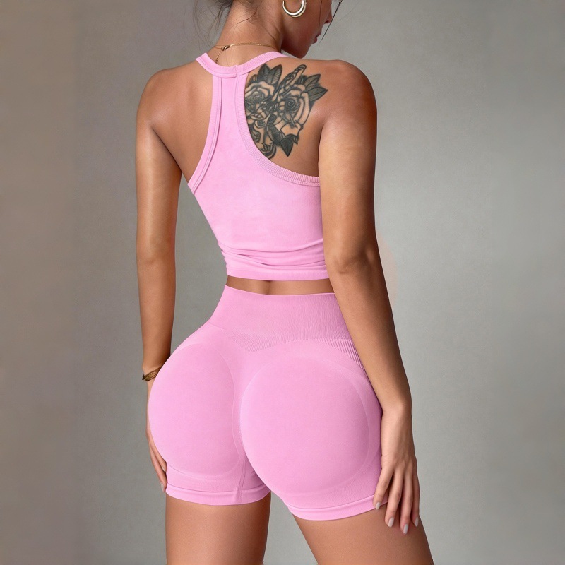 Sexy Cross-Back Yoga Set V-Nec - Pilates Yoga Outfit recension och pris