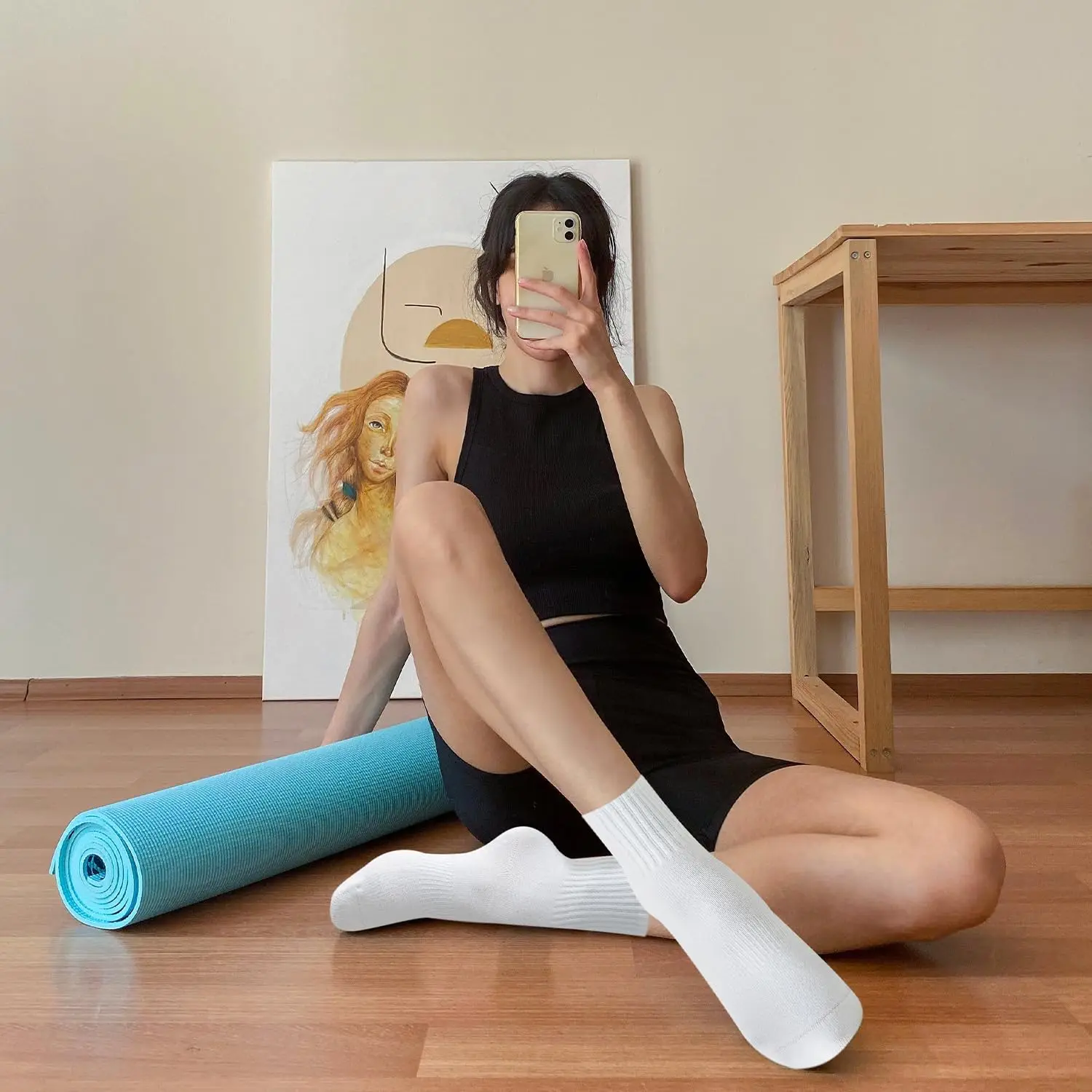 4 pairs of women's yoga socks, - Pilates & Yoga Studio Alineacion recension och pris