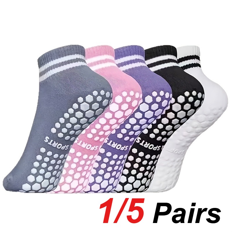 1/5 Pair Women's Silicone Anti - Pilates & Yoga Studio Alineacion recension och pris