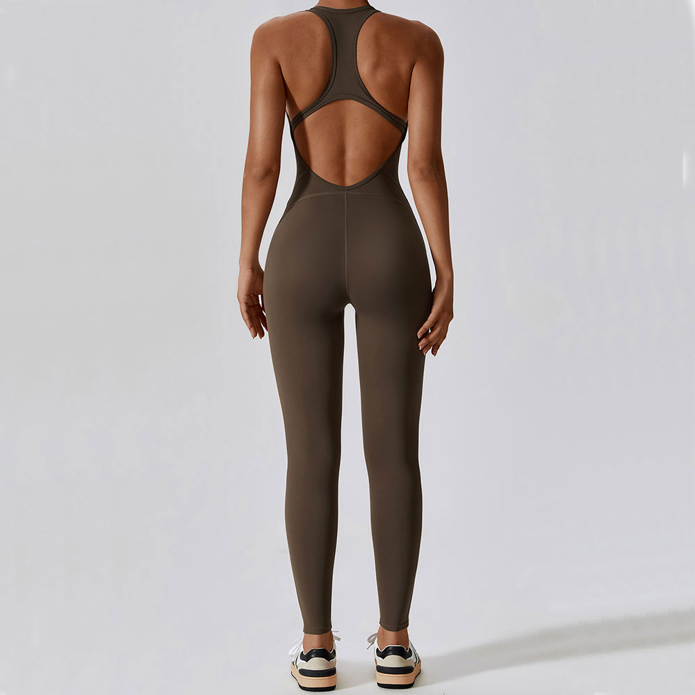 Yoga Jumpsuit Fitness Sports O - Pilates Yoga Outfit recension och pris