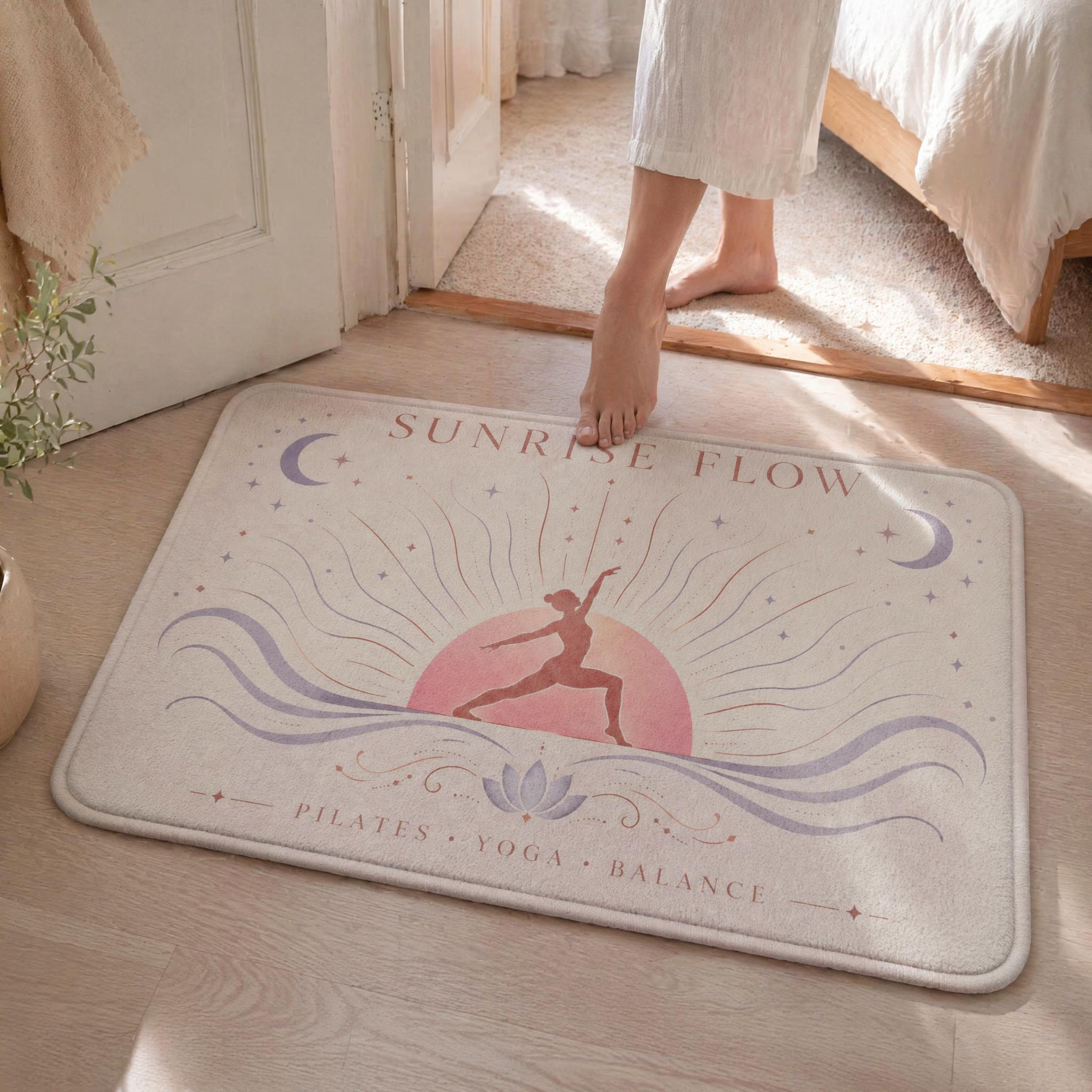 Sunrise Flow Yoga Doormat Pila - Pilates Yoga Gifts recension och pris