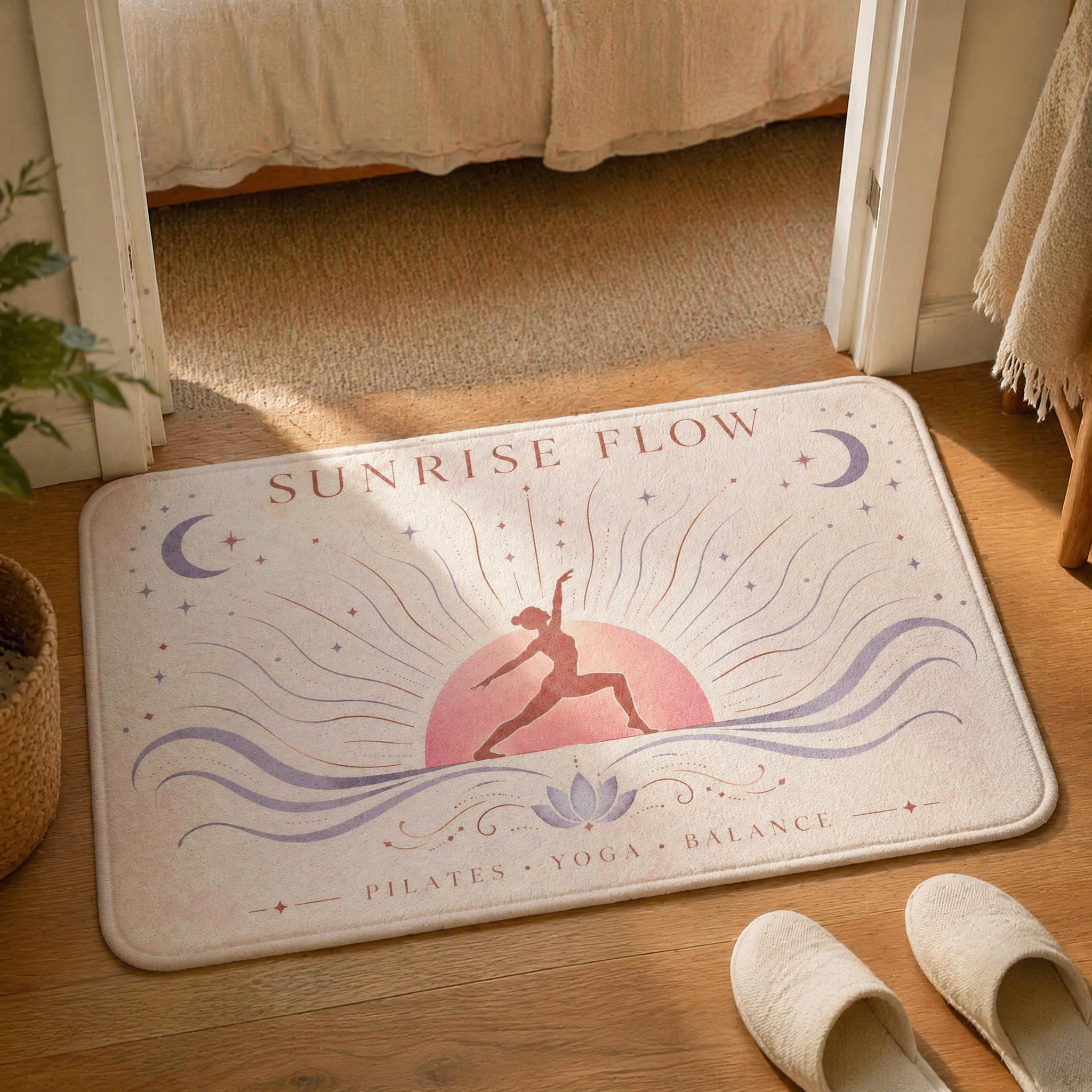Sunrise Flow Yoga Doormat Pila - Pilates Yoga Gifts recension och pris