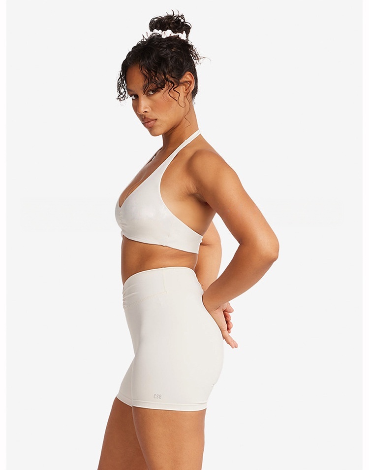 CSB Halter V Neck Scrunch Spor - Pilates Yoga Outfit recension och pris