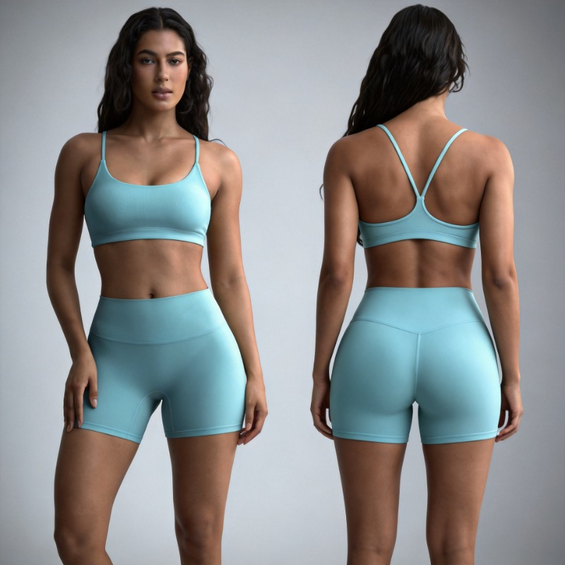 Women 2Pcs Yoga Set Y-Back Spo - Pilates Yoga Outfit recension och pris