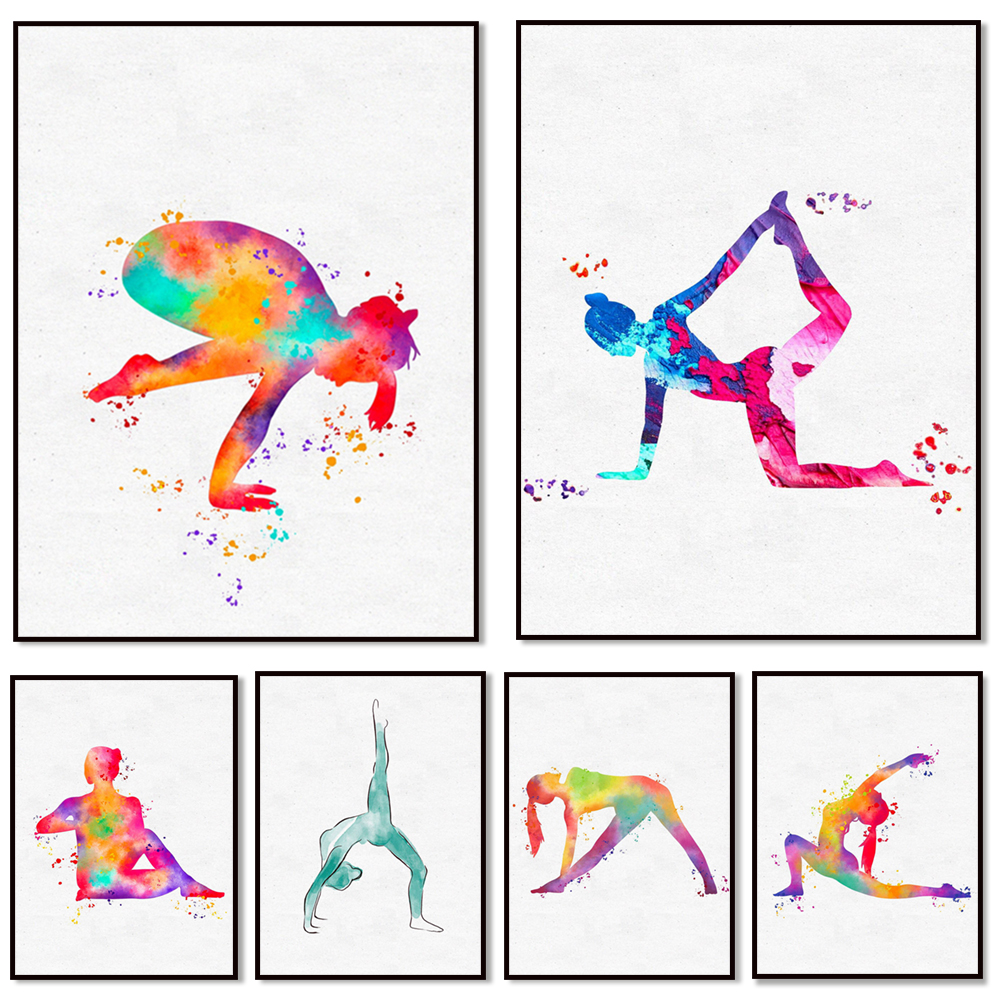 Dance king yoga print, women d - Pilates Yoga Gifts recension och pris