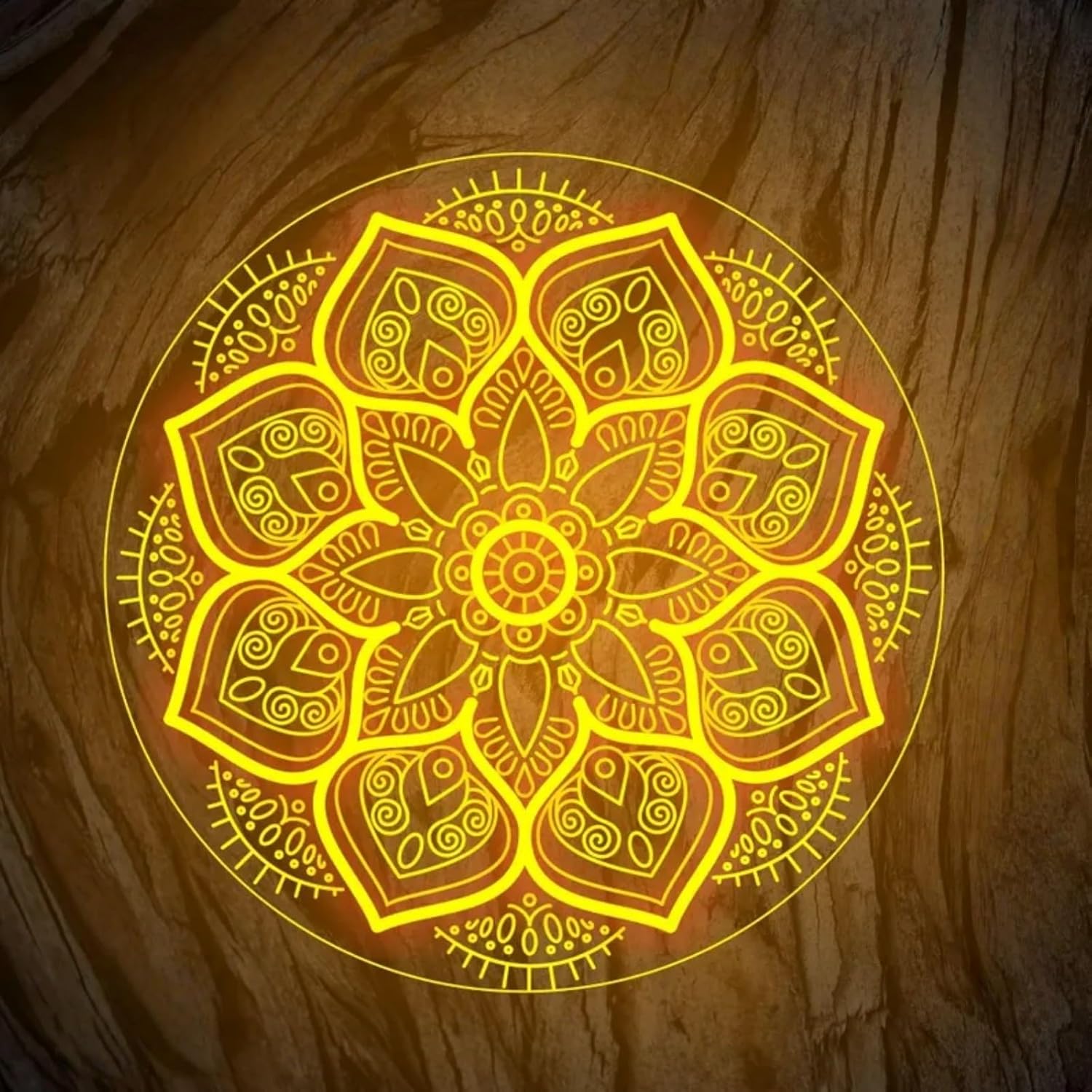 Mandala Neon Sign USB Powered  - Pilates Yoga Gifts recension och pris