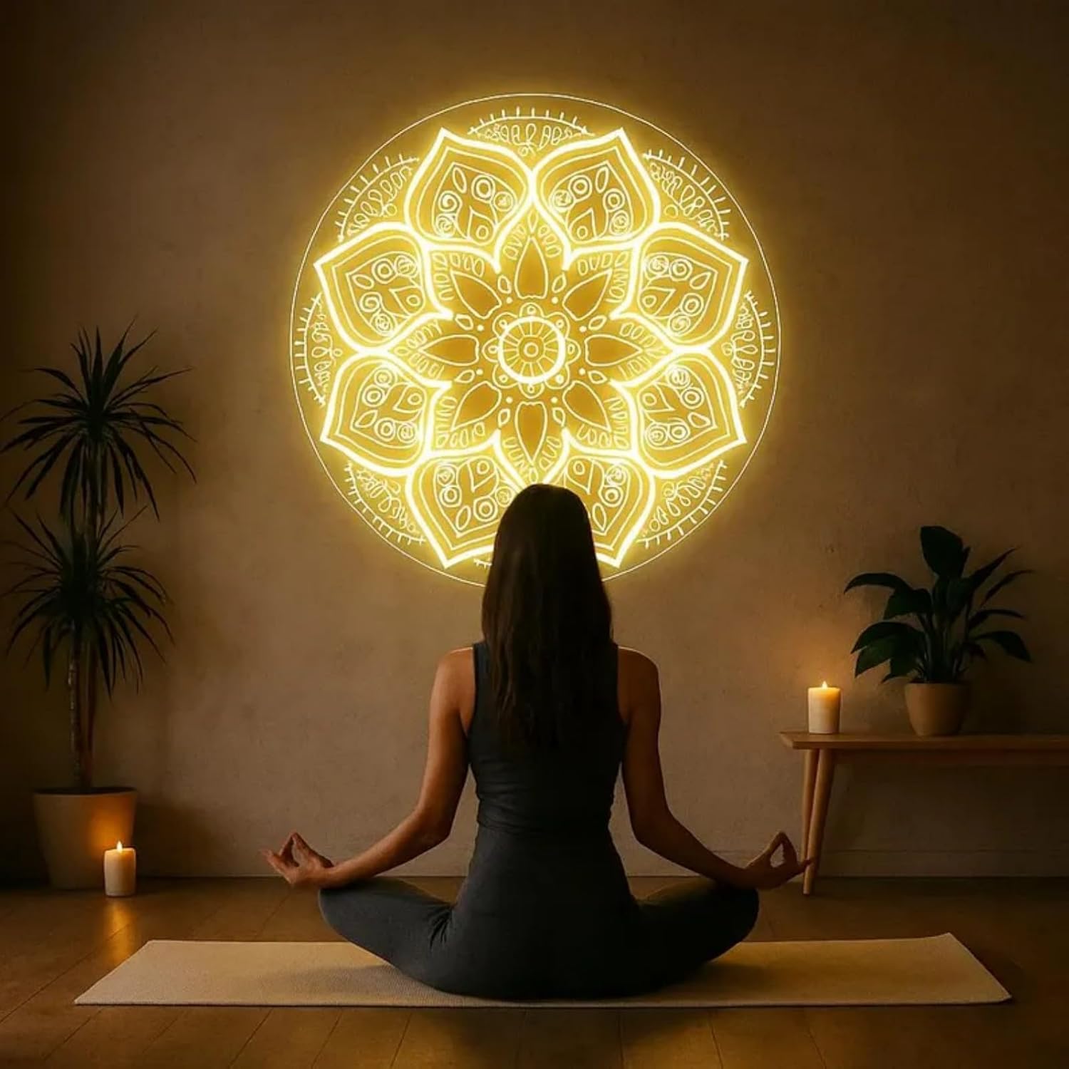 Mandala Neon Sign USB Powered  - Pilates Yoga Gifts recension och pris