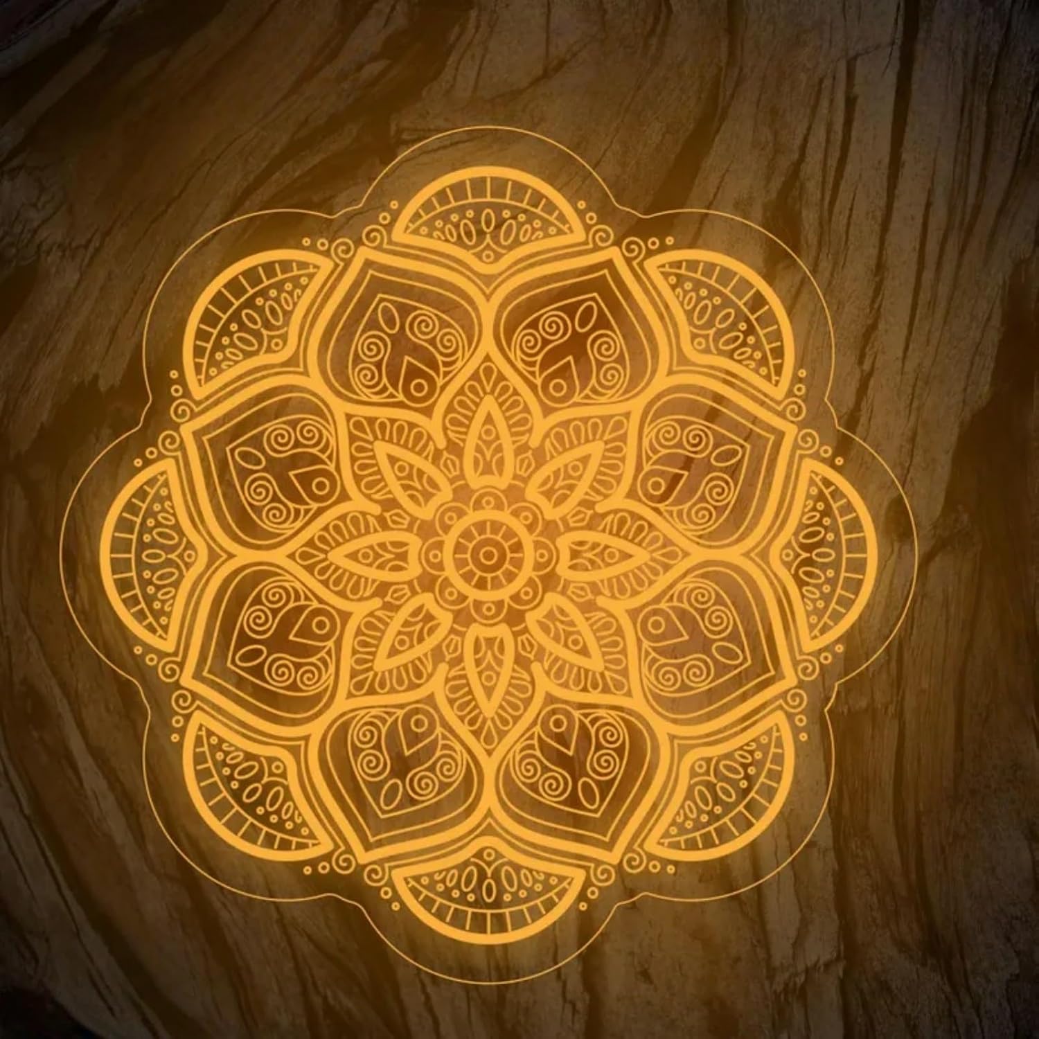 Mandala Neon Sign USB Powered  - Pilates Yoga Gifts recension och pris