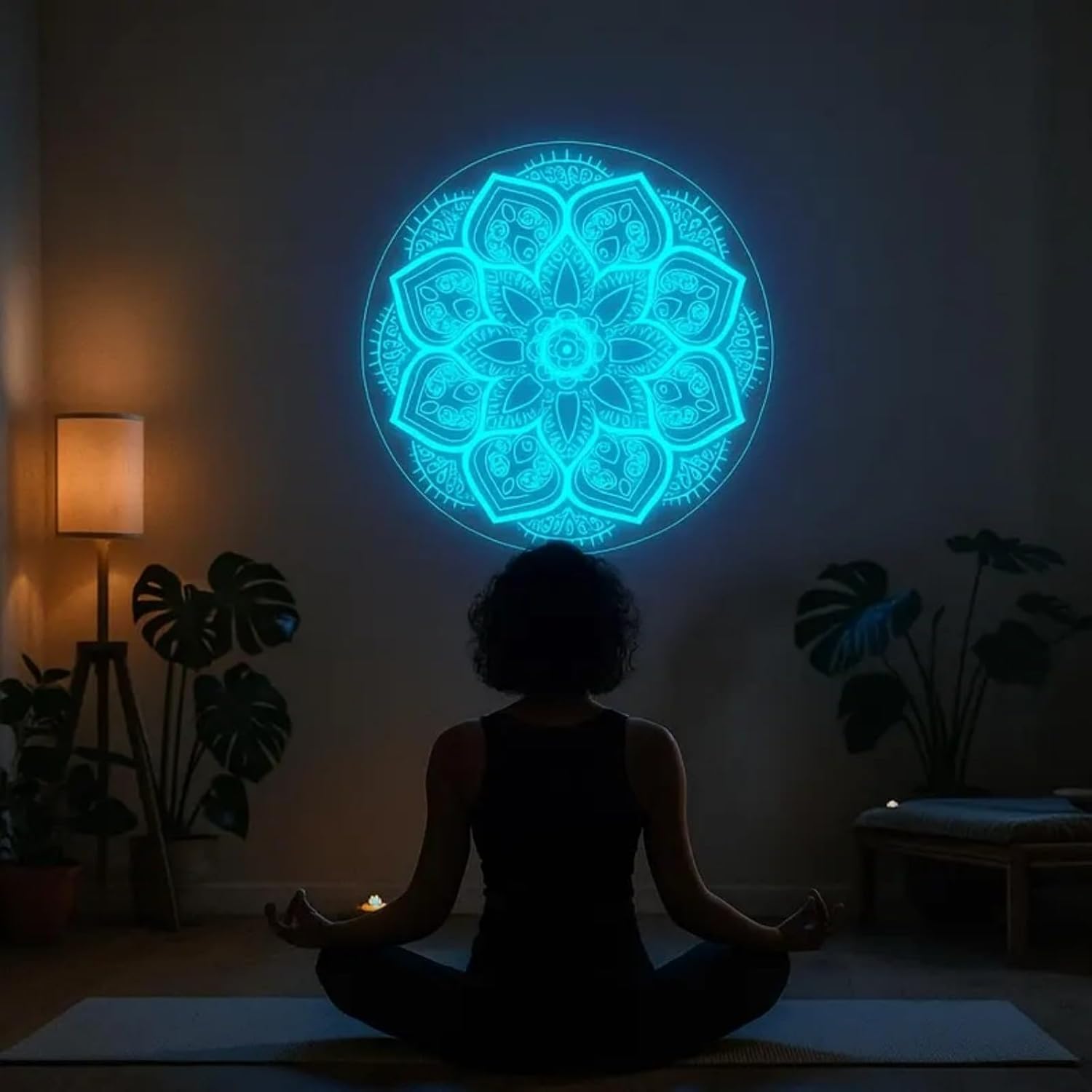 Mandala Neon Sign USB Powered  - Pilates Yoga Gifts recension och pris
