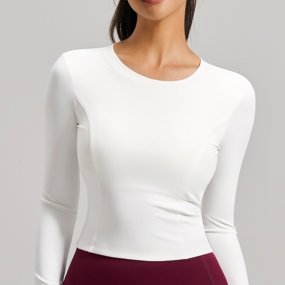 Ruffled Fit Back Drawstring Sp - Pilates Yoga Outfit recension och pris