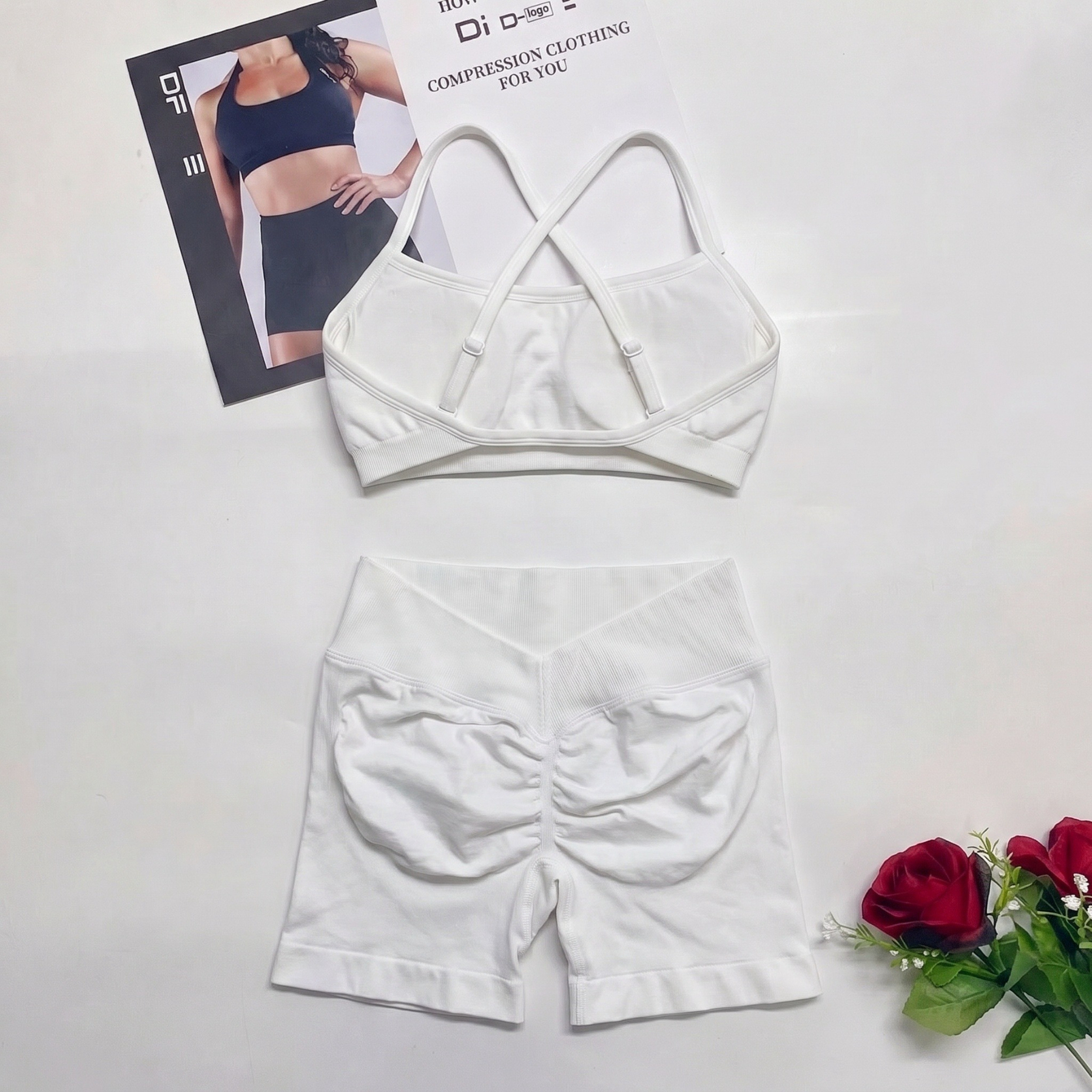2PCS DLOGO Women Seamless Quic - Pilates Yoga Fit recension och pris